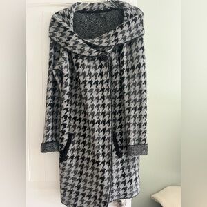 Tahari front wrap cowl neck sweater